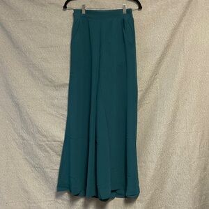 Elegant Teal Flare Pants
